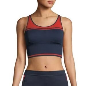 Tory Burch Tory Sport Colorblock Sports Bra
Navy / Red
XS